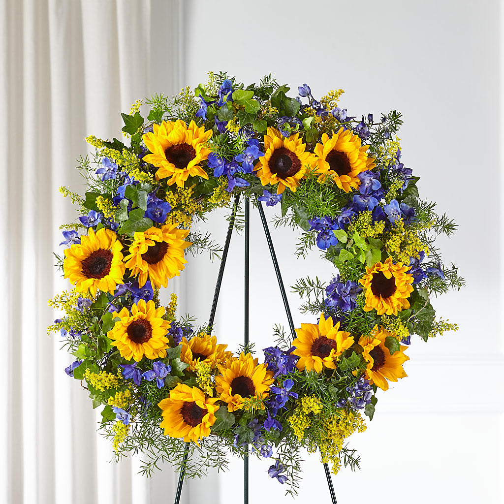 Bright Rays Wreath – Bloom Balloon Llc, Newark DE