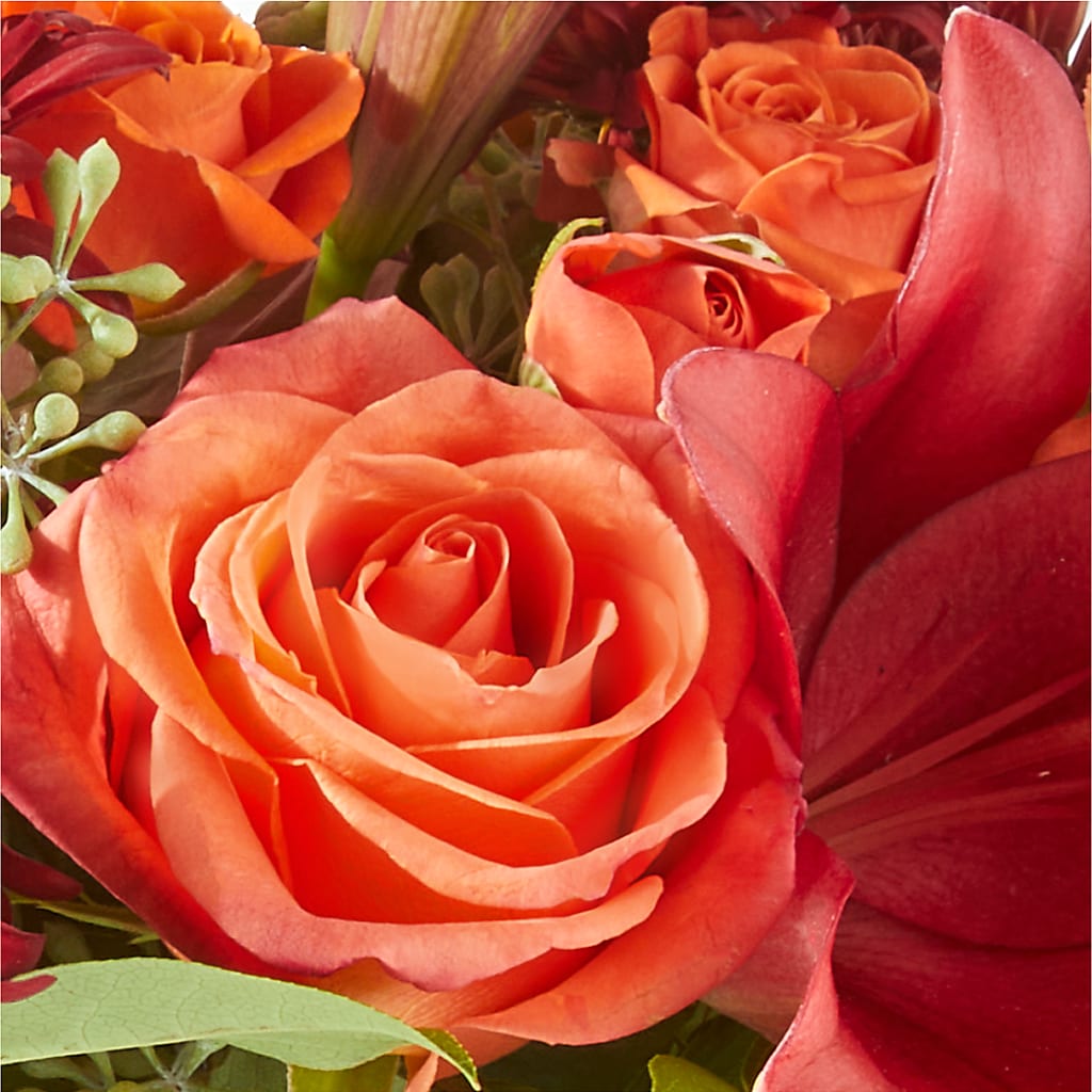Crimson Leaves Bouquet – Bloom Balloon Llc, Newark DE