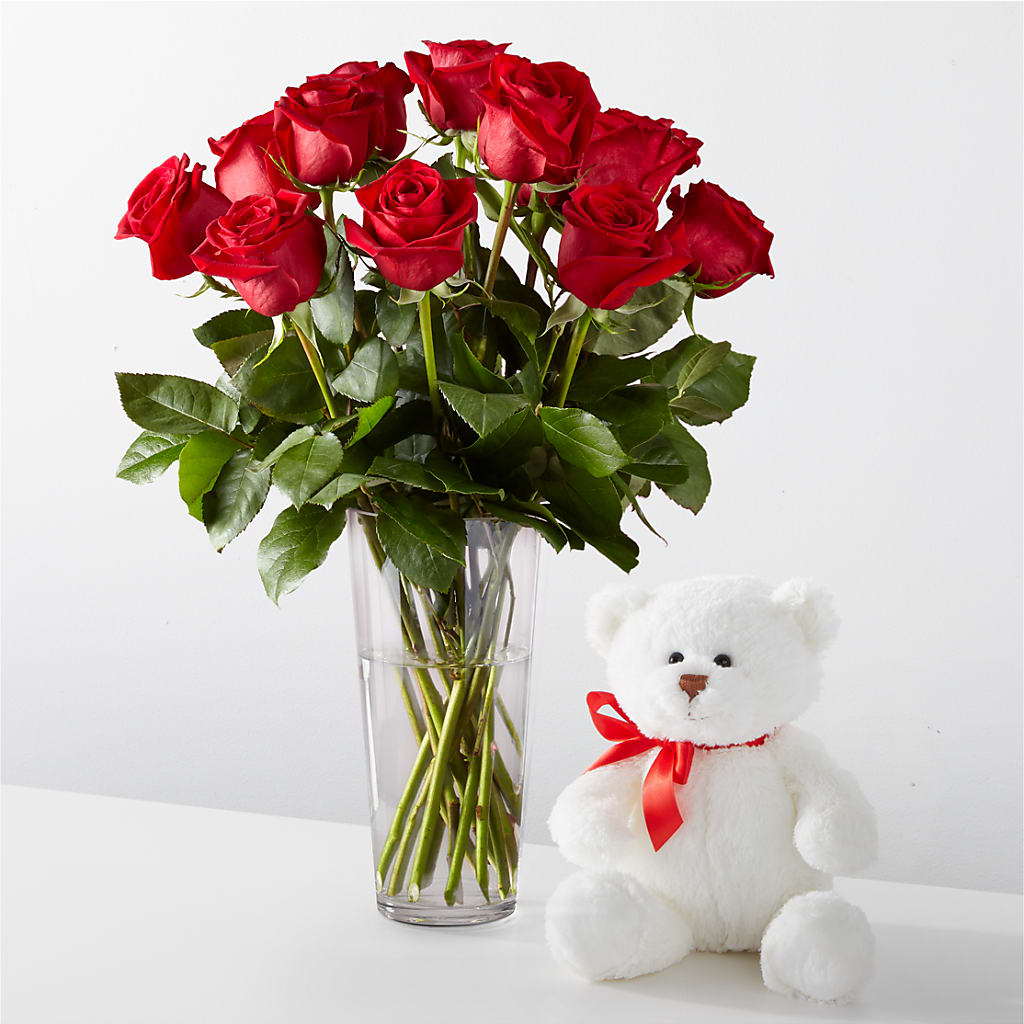 Romantic Long Stem Red Rose Bouquet Bundles –  Bloom Balloon Llc, Newark DE
