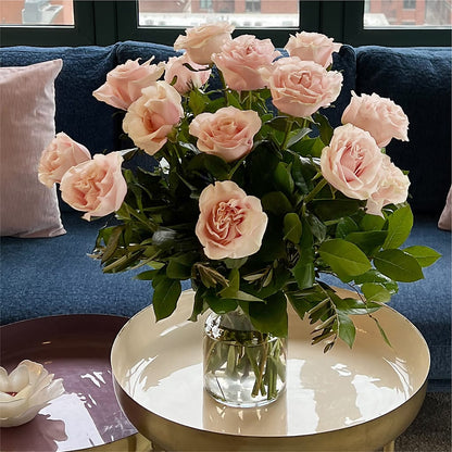 Long Stem Pink Rose Bouquet –  Bloom Balloon Llc, Newark DE