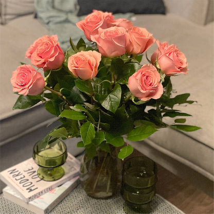 Long Stem Pink Rose Bouquet –  Bloom Balloon Llc, Newark DE
