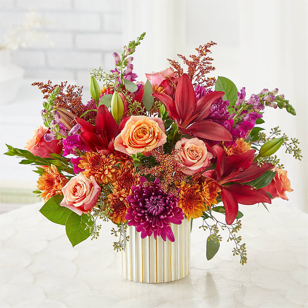 Burgundy Landscape Bouquet –  Bloom Balloon Llc, Newark DE
