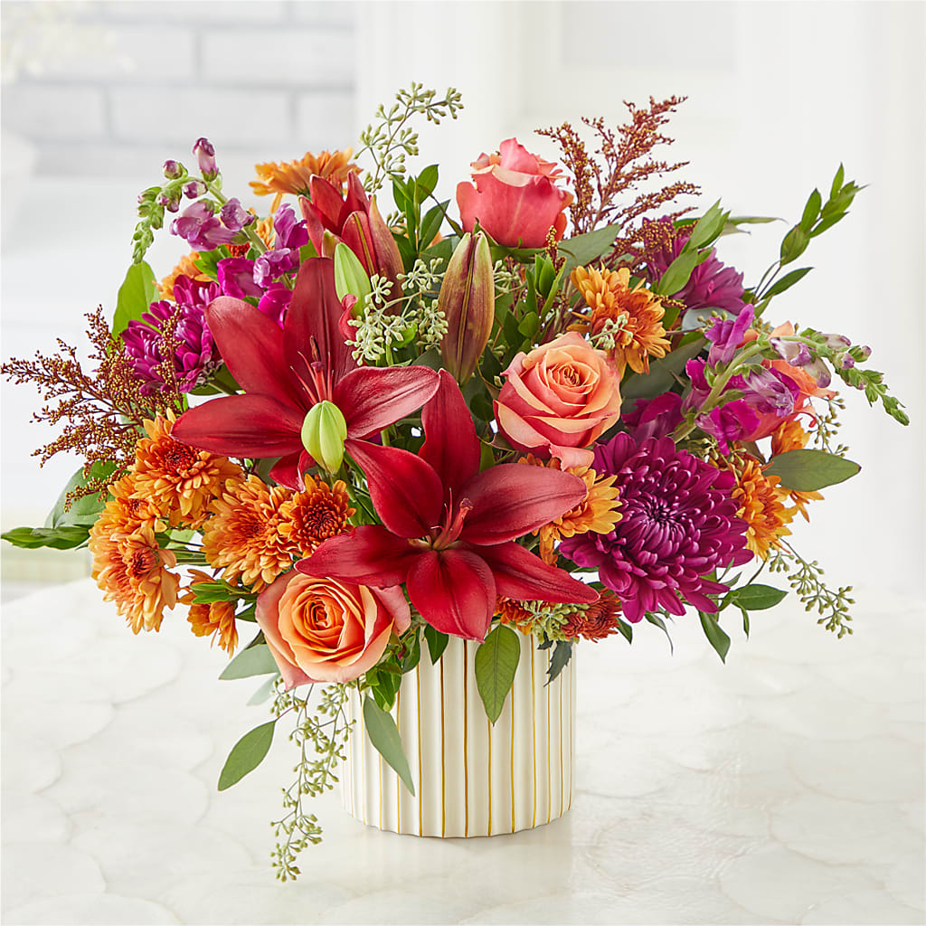 Burgundy Landscape Bouquet –  Bloom Balloon Llc, Newark DE