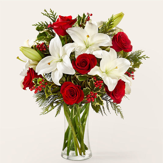 Sparkling Snowflakes Bouquet –  Bloom Balloon Llc, Newark DE