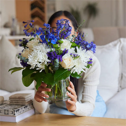 Cerulean Waves Bouquet –  Bloom Balloon Llc, Newark DE