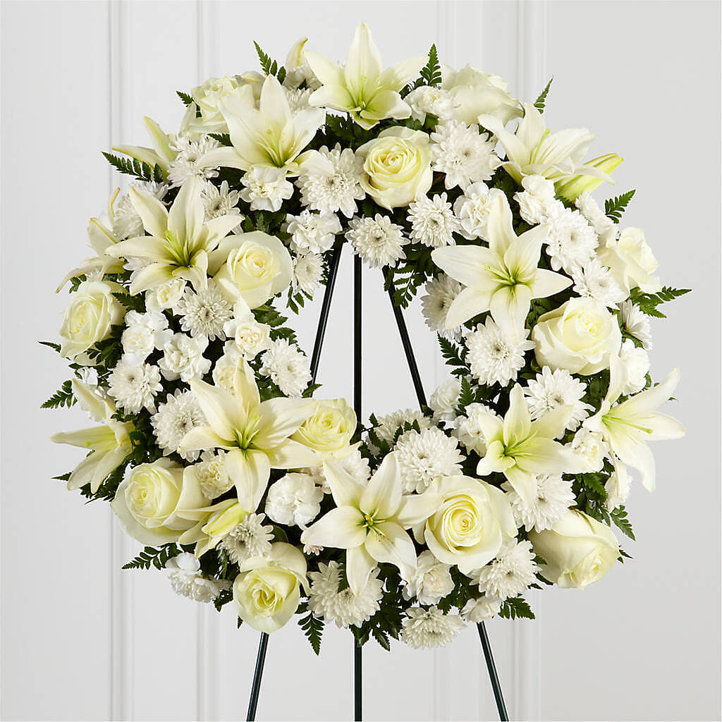 Treasured Tribute Wreath –  Bloom Balloon Llc, Newark DE