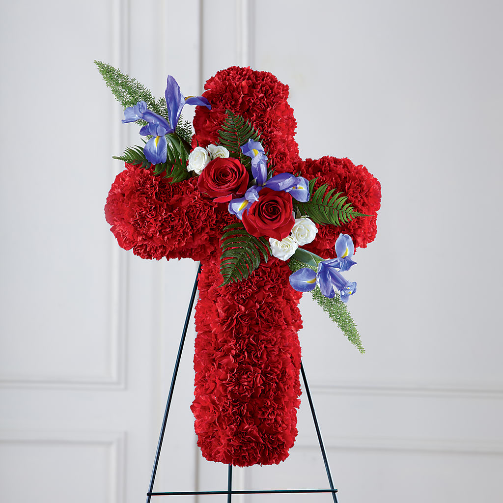 Faithful Hero Floral Cross –  Bloom Balloon Llc, Newark DE