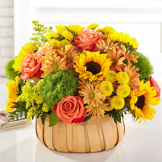 Harvest Sunflower Basket –  Bloom Balloon Llc, Newark DE
