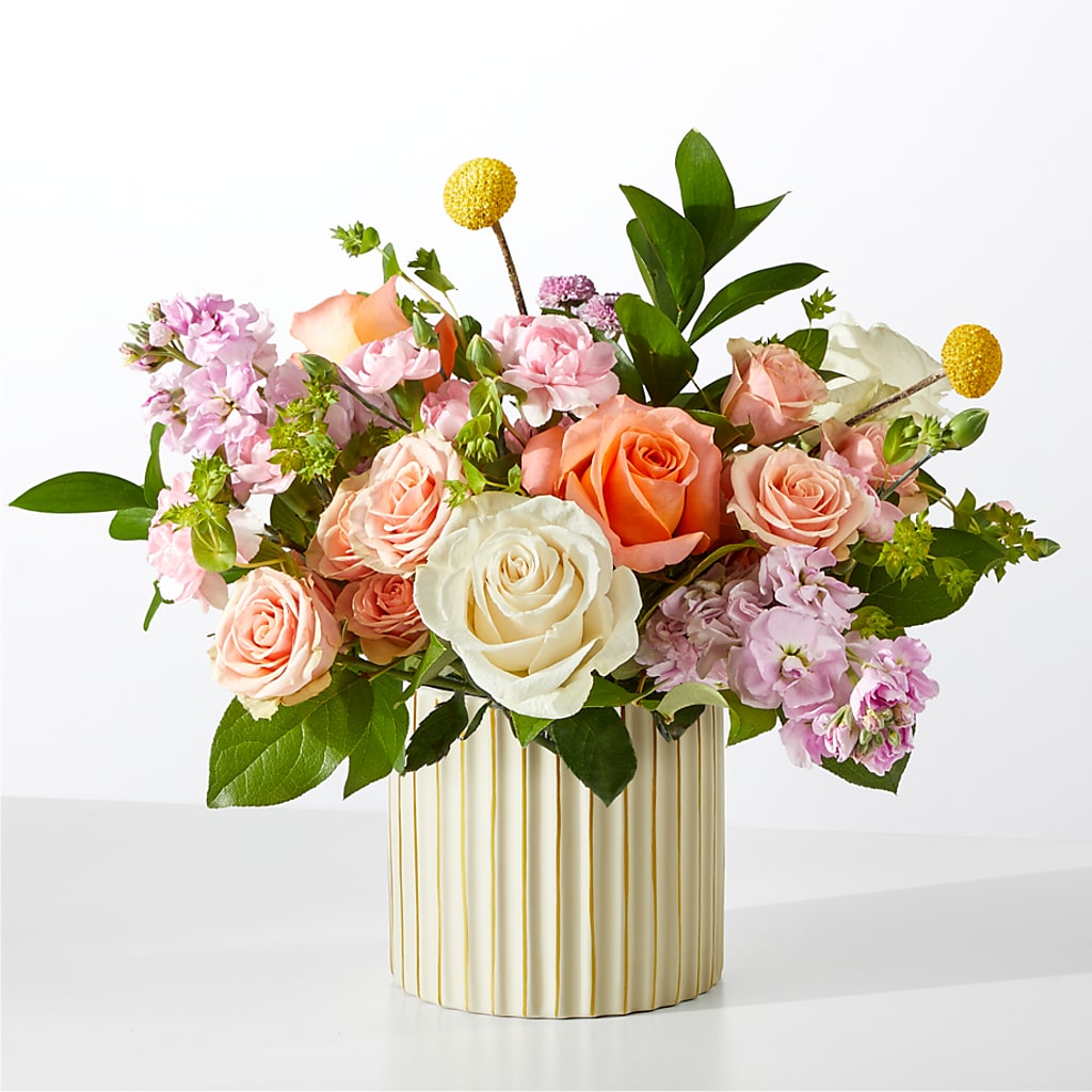 French Market Bouquet with Ivory Vase –  Bloom Balloon Llc, Newark DE