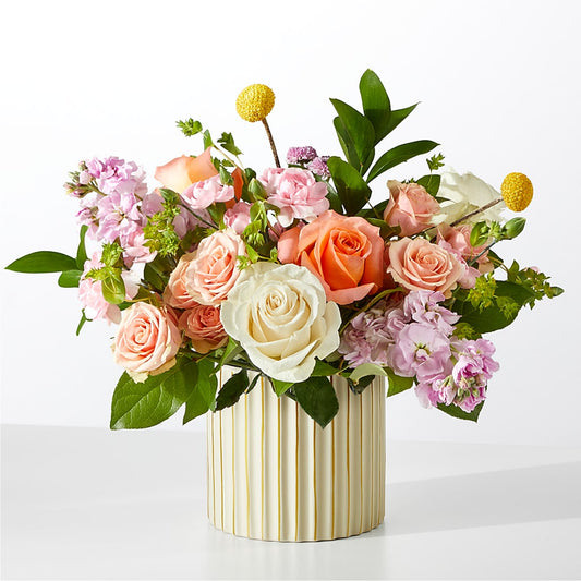 French Market Bouquet with Ivory Vase –  Bloom Balloon Llc, Newark DE