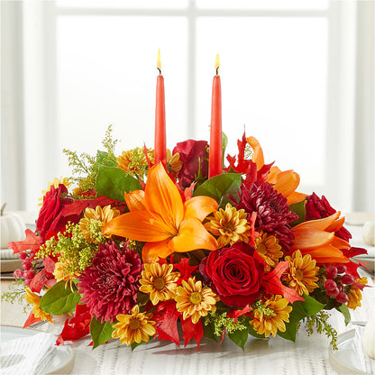 Autumn's Embrace Centerpiece –  Bloom Balloon Llc, Newark DE