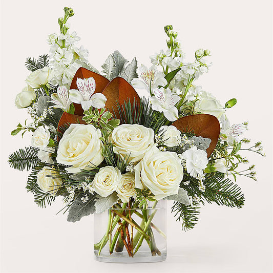 Fresh Snowfall Bouquet –  Bloom Balloon Llc, Newark DE