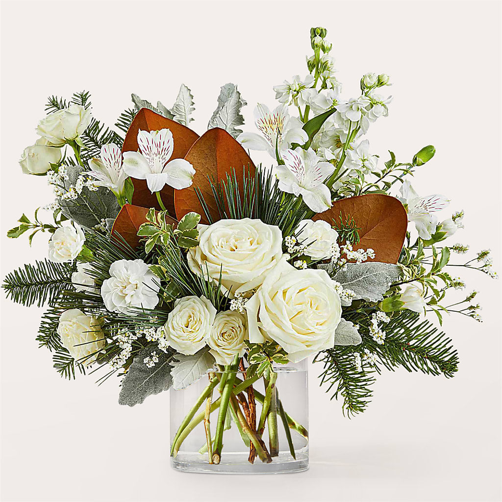Fresh Snowfall Bouquet –  Bloom Balloon Llc, Newark DE