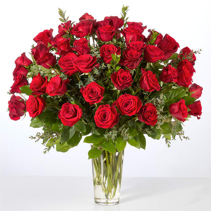 Forever Yours Fifty Stem Red Rose Bouquet –  Bloom Balloon Llc, Newark DE